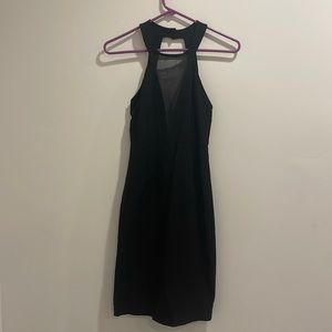 Lulu’s black, deep v neckline, cocktail dress. Medium.